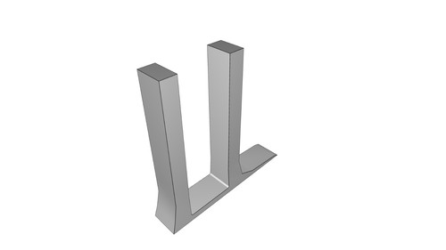 Supporto verticale staffa per - staffa,