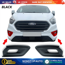 2x Griglia Fendinebbia con Foro Fendinebbia L&R per Ford Transit Tourneo Custom 2019-2023