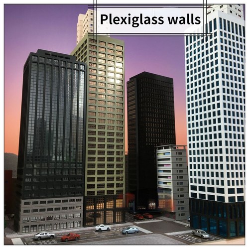 300 diorama buildings model - diorama,