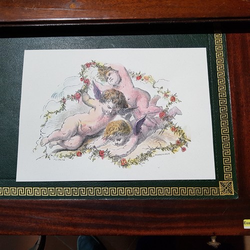 Litografia colori putti - a,