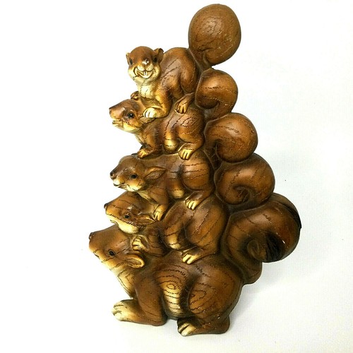 Statuina scoiattoli vintage