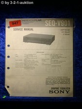 Manuale Di Servizio Sony SEQ