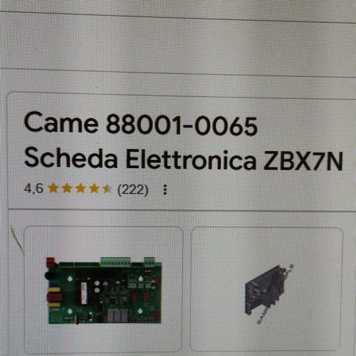 Came scheda elettronica zbx7n - elettronica,