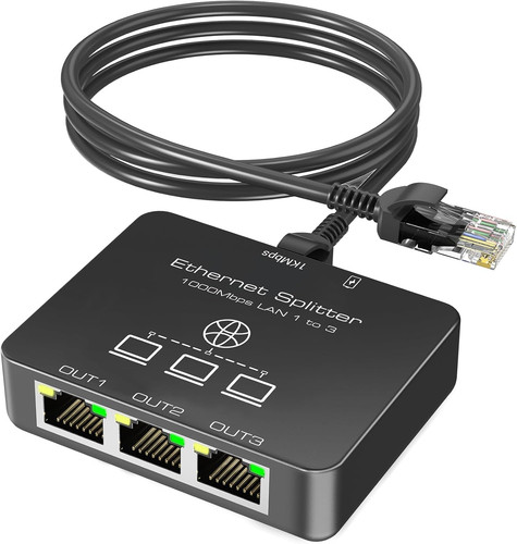 Sdoppiatore ethernet porte - sdoppiatore, 3