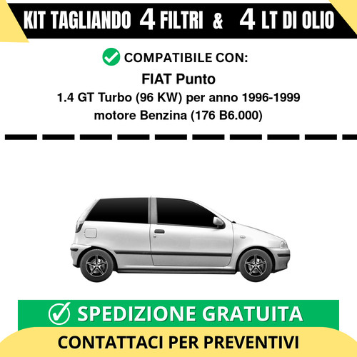 Tagliando per fiat - punto, 1.4