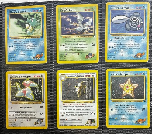 Carte pokemon gym - carte,