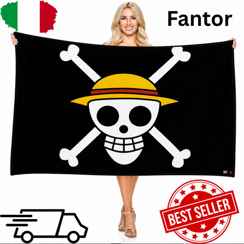 Bandiera one piece jolly roger - bandiera,