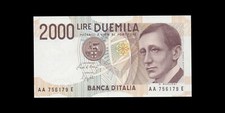 ITALY - 2000 Lire 1990 P.115