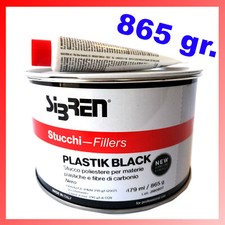 Stucco per Plastica Nero Paraurti Carbonio Carrozzeria Poliestere Bicomponente 
