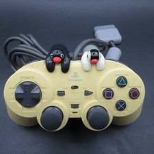 Controller analogico PlayStation 1 ASCII Pad versione Pingu bianco OEM prodotto in Giappone