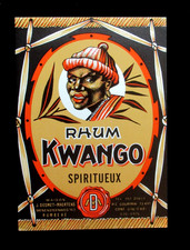 Vintage Kwango Rhum Rum Liquor