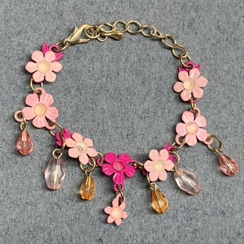 Bracciale pendente fiori