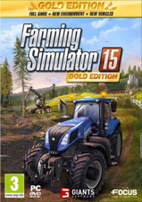 Farming Simulator 15 Gold Edition [Windows PC DVD] INGLESE | Nuovo e sigillato!