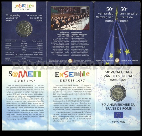 Belgio 2007 euro 50 - -, 50°