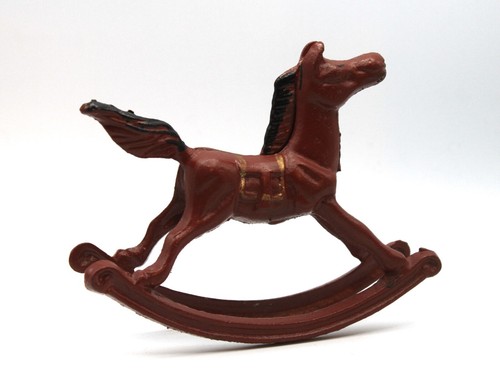 Statuina cavallo dondolo - statuina, a