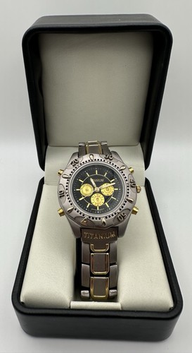 Titanium universal watch gold - watch,