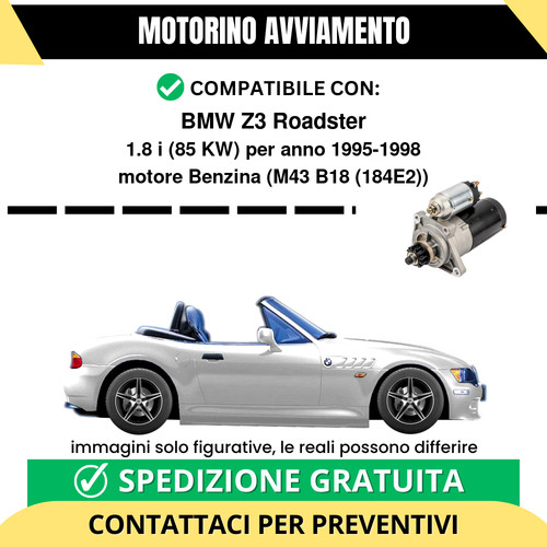 Motorino avviamento bmw - bmw, z3