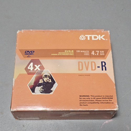 Tdk dvd 7gb 120 min - dvd-r,