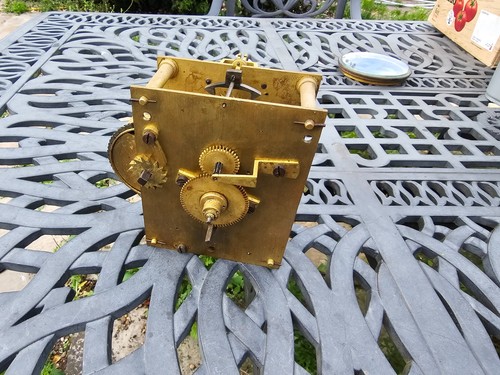 Antique fusee clock movement - antique,
