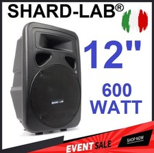 ? CASSA AMPLIFICATA ATTIVA FULL-RANGE 600W WOOFER 12" 30 CM monitor spia DJ