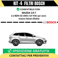 KIT BOSCH 4 Filtri tagliando