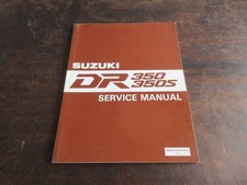 Suzuki DR350 DR350S 1990 manuale riparazione officina assistenza manuale officina