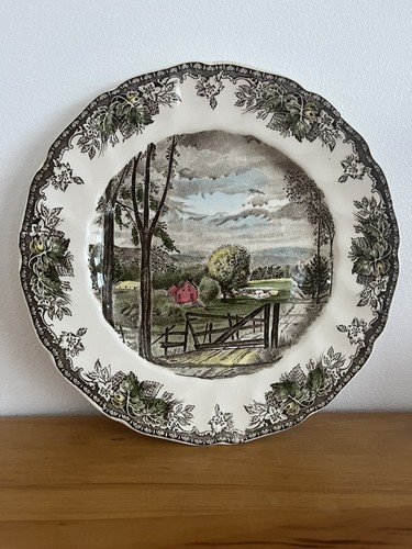 Assiette porcelaine johnson - porcelaine,