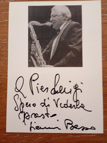 Gianni basso autografo - gianni,