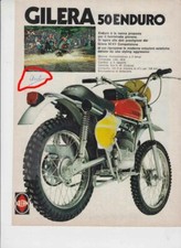 advertising Pubblicità -MOTO GILERA 50 ENDURO '76-MOTOITALIANE REGOLARITA EPOCA