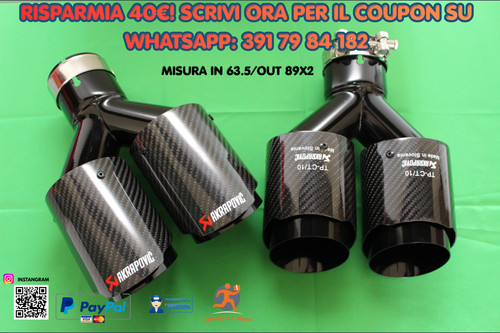 Terminale scarico doppia - di,