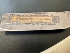 straight razor vintage Filarmonica novodur 14 rasoio mano libera shave ready
