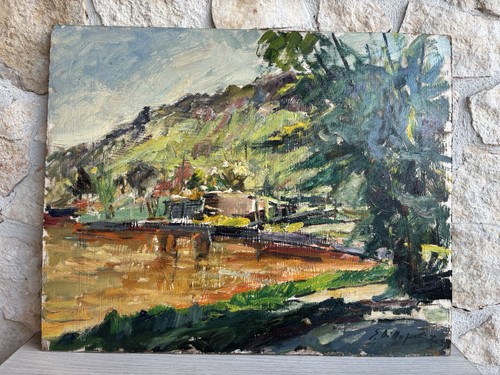 Quadro paesaggio edmondo di - quadro,