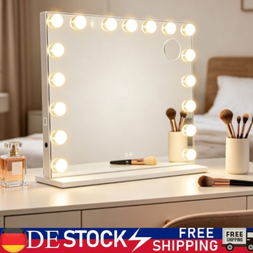 Specchio trucco con lampade - specchio,