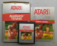 Realsports Tennis Atari 2600 -articolo da collezione funzionalità non verificata