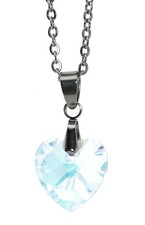collana cuore 14mm mezzo