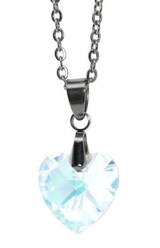 Collana cuore 14mm mezzo - collana,
