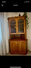 vetrinetta angolare da cucina o cantina.in legno in buono stato. 