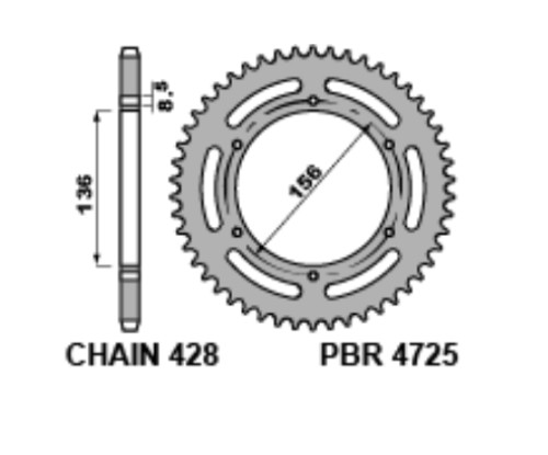 Corona per fantic 125 - corona,