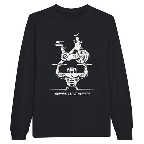 Cardio shirt unisex - unisex, manica
