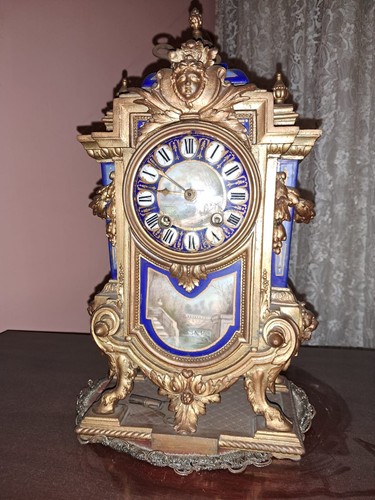 Orologio tavolo bronzo e - orologio,