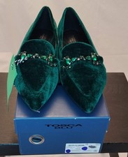 Tosca Blue Womens Green Velvet