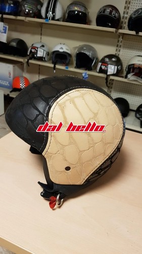 Casco jet pelle - casco, in