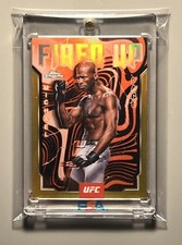 PAGINA MICHAEL 🏆 SCHEDA RIFRATTORE CROMATA TOPPS "MVP" MMA/UFC ✨RARA✨ (#12/50)!!!