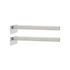 Coppia di staffe metalliche