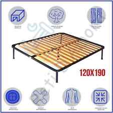 RETE A DOGHE IN FAGGIO PER MATERASSO 120X190cm UNA PIAZZA E MEZZA  ORTOPEDICA