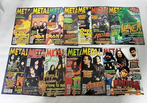 Lotto riviste metal - shock,