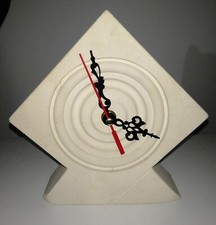 OROLOGIO MODERNO DA TAVOLO COMODINO COMO IN PIETRA LECCESE ARTIGIANALE