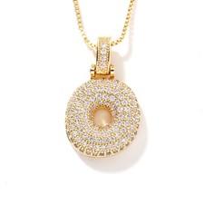 Collana lettera bolla hip hop