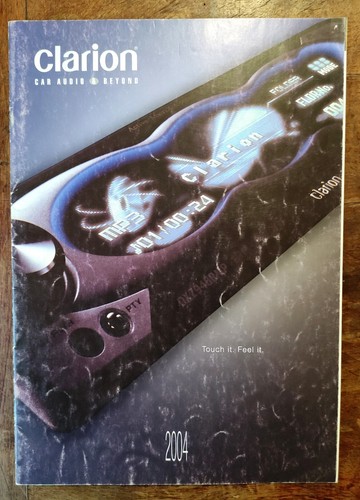 Catalogo brochure clarion 2004 - brochure,