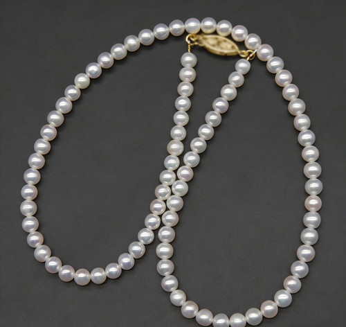 Collana perle bianche tonde - bianche,